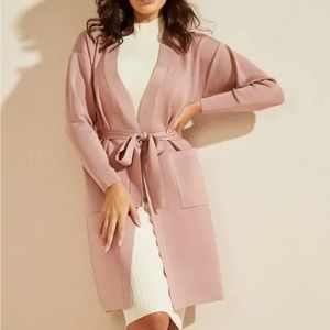 Marciano dusty pink cardigan, Sz S, NWT, smoke free home
